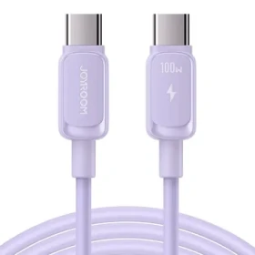 Joyroom S-CC100A14 Nabíjací kábel USB-C(M) - USB-C(M) 100W 1.2m fialová (S-CC100A14 1.2m-Purp)