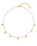 Hot Diamonds Pôvabný pozlátený náhrdelník s diamantom Jac Jossa Soul DN148