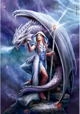 Clementoni 39956 Puzzle Dračia čarodejnica 1000 dielikov