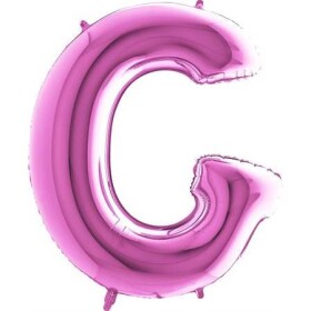 Nafukovací balónik písmeno G ružové 102 cm - Grabo