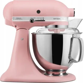 KitchenAid 5KSM175PSEDR ružová / Kuchynský robot Artisan / 300W / 4.8 l / 10 rýchlostí / planetárny systém (5KSM175PSEDR)