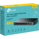 TP-LINK LS1210GP / Switch / 20 Gbps / 9x GLAN / 1x SFP / PoE+ (LS1210GP)