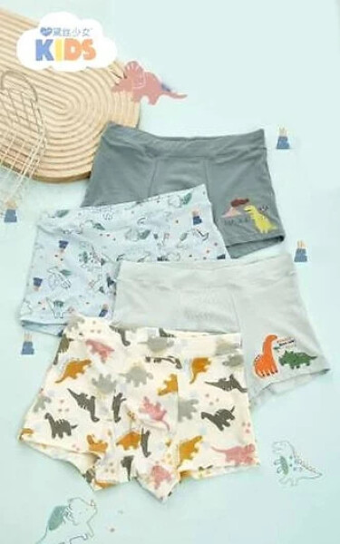 Chlapčenské boxerky 5002 A'2 kombinované zelené - DC Polo 4-6