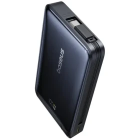 Baseus PicoGo Qi2 s káblom USB-C 10000mAh 45W čierna / Powerbanka / USB-C / Qi2 / Magsafe (P10078800123-00)