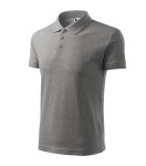 Pánske tričko Pique Polo tmavo šedé XL