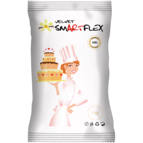 Smartflex Velvet Vanilka 1 kg v sáčku (Potahovacia a modelovacia hmota na torty) 0280 dortis - Smartflex - Smartflex
