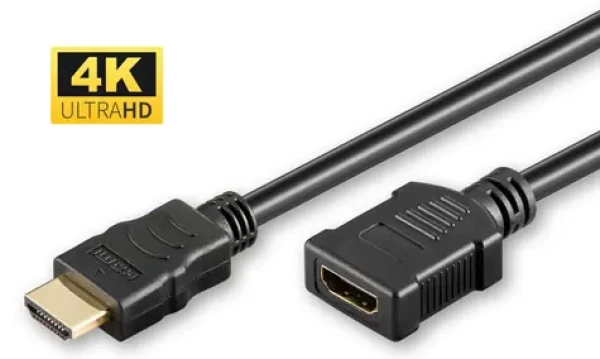 MicroConnect Predlžovací kábel HDMI 1.4 (M) - HDMI 1.4 (F) 5m čierna (HDM19195FV1.4)