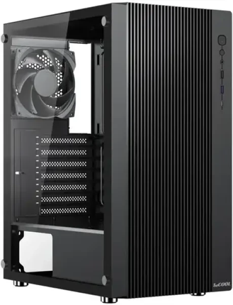 1stCool GAMER 4 čierna / PC skriňa / Mid Tower / Bez zdroja / USB 3.0 / USB-C / priehľadná bočnica (ML-GAMER4-AU-USB3-TS)