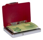 Kožená mini peňaženka Mondraghi Silhouette Classic Deer Red
