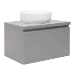 Kúpeľňová skrinka pod umývadlo Naturel Savona 98x43x44, 8 cm sivá mat SAVONA100GMD SAVONA100GMD
