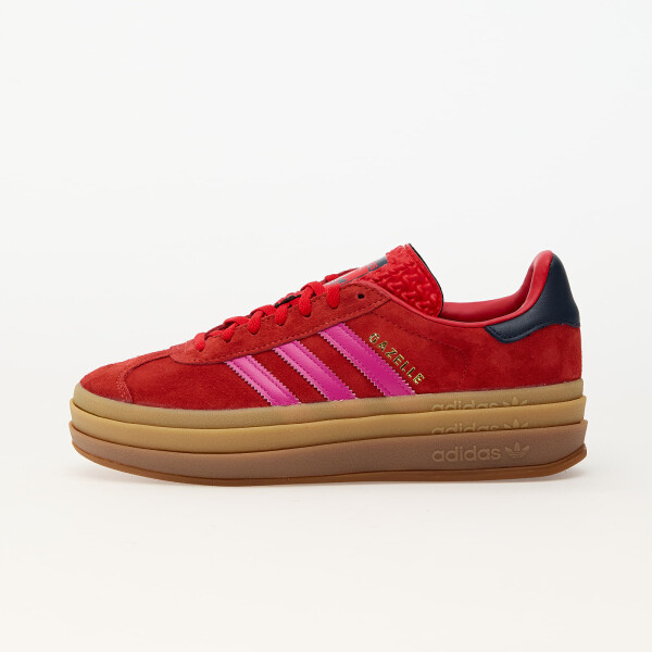 Tenisky adidas Gazelle Bold W Red/ Semi Lucid Fuchsia/ Night Indigo EUR 35 1/2