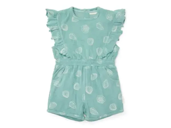 Little Dutch Overal letné Ocean Treasures Surf Blue veľ. 98/104 (CL25034416LD)