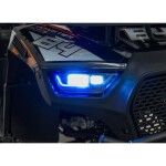 Mamido Detská benzínová štvorkolka RamiGO MONSTER 200CC čierno-oranžová