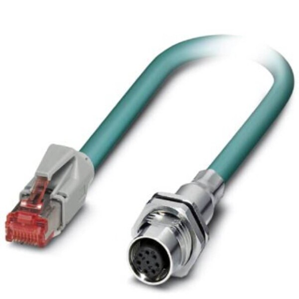Phoenix Contact 1403535 RJ45 sieťové káble, prepojovacie káble CAT 5 SF/UTP 0.50 m vodná modrá 1 ks; 1403535