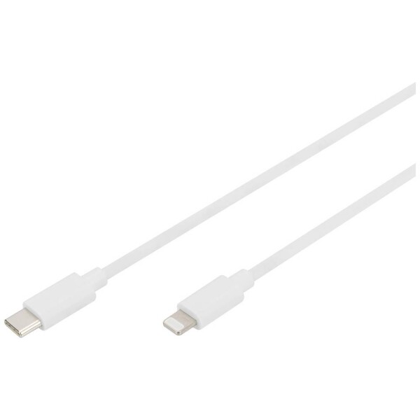 Digitus pre mobilný telefón, Apple iPad / iPhone / iPod, notebook nabíjací kábel [1x - 1x blesk] 2 m; DB-600109-020-W