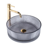 REA - Umývadlo na dosku Ingrid 36x36 Grey REA-U8524