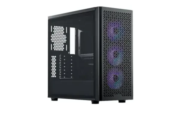 Cooler Master Elite 502 čierna / E-ATX / 1x USB-A 3.2 / 1x USB-C 3.2 / 3x 120mm RGB / bez zdroja / priehľadná bočnica (E502-KGNN-S00)