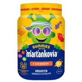WALMARK Marťankovia čučoriedka citrón jahoda mandarínka 50 tabliet