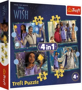 Trefl - Puzzle - Prianie: Splnené sny 4v1