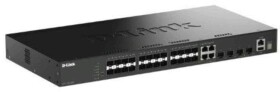 D-Link DGS-1530-28SC Smart Managed Gigabit Stack Switch 4x 10G 20x 1Gbit/s Fiber (SFP) 4x 1G SFP/RJ45 Combo Ports 4x 10Gbit/s Fiber