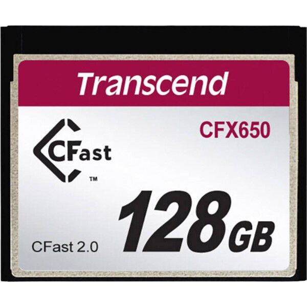 Transcend CFX650 CFast pamäťová karta 128 GB; TS128GCFX650