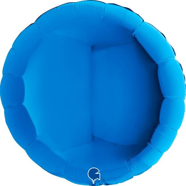 Nafukovací balónik okrúhly 91 cm modrý - Grabo
