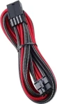 CableMod PRO ModMesh 8-Pin PCIe predlžovací kábel 45 cm - carbonamp;červená (CM-PCAB-8PCI-N45KCR-3PK-R)
