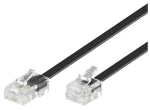 MicroConnect Modulárny kábel RJ11 - RJ45 1m čierna (MPK451S)