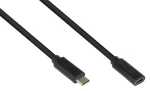 Good Connections USB-C - USB-C 0,5 m čierna / Predlžovací kábel / USB 3.2 Gen 2 / 10 Gbit/s / USB PD 100 W (2831-CV005S)