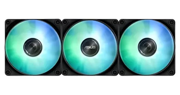 Asus MAX Gaming LC 360 ARGB LCD čierna / Komplet vodného chladenia CPU / 2,4" LCD displej / 3× 120 mm / 35,5 dB (90RC01G1-B0EAY0)
