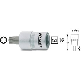 Hazet 992 992-T20 Torx nástrčný kľúč T 20 1/2 (12.5 mm); 992-T20