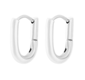 Rosefield Luxusné oválne náušnice z ocele Essentials JTHCS-J423/JEOLS-J568/JEOSS-J570 1,4 x 1 cm