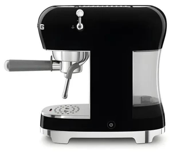 SMEG ECF02BLEU čierna / Pákový kávovar (ECF02BLEU)