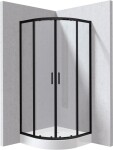 DEANTE - Funkia Evo štvrťkruhový kút s vaničkou, 90x90 cm KYPZN099P