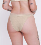 Dámske tangá GO Ribbed R C2P - GRAY - sivé M013 - SLOGGI GRAY XS