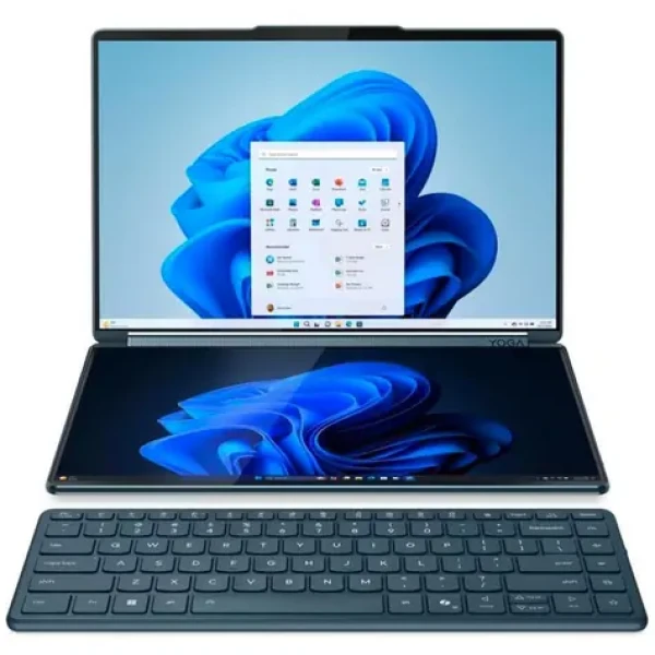 Lenovo Yoga Book 9 14IAH10 modro-zelená / 2x14" 2.8KT / Core Ultra 7 255H / 32GB / 1TB SSD / Intel Arc 140T / W11P (83KJ0028CK)