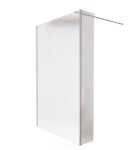 BESCO - Walk-in sprchovací kút AVEO - FARBA rámu - Chróm / Leštený hliník (ALU), Pevná stena - 30 cm, Rozmer A - 120 cm, Rozmer C - 195 cm, Výplň - Číre bezpečnostné sklo - 8 mm BCAVEO120+BCAVEO30