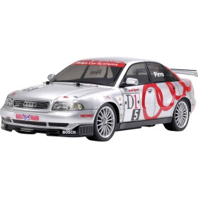 Tamiya TT-01E Audi A4 Quattro komutátorový 1:10 RC model auta elektrický cestný model 4WD (4x4) BS; 47414