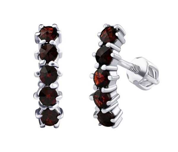 Silvego Strieborné náušnice Barno s Brilliance Zirconia SILVEGOB380188SEGR