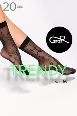 PONOŽKY TRENDYLINE - 16 PONOŽIEK nero UNI