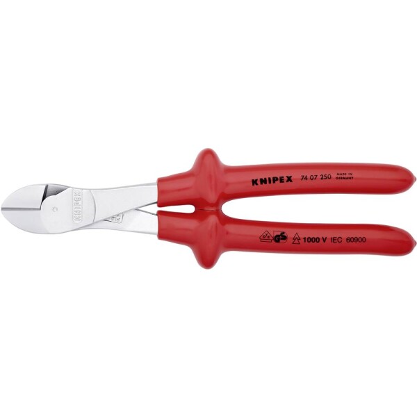 Knipex Knipex-Werk 74 07 250 VDE silové bočné štiepacie kliešte s fazetou 250 mm; 74 07 250