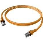 Easylan CPP1OOAOAO0030 RJ45 sieťové káble, prepojovacie káble CAT 6A S/FTP 3.00 m oranžová dvojžilový tienený, bez halogénov, samozhášavý 1 ks; CPP1OOAOAO0030