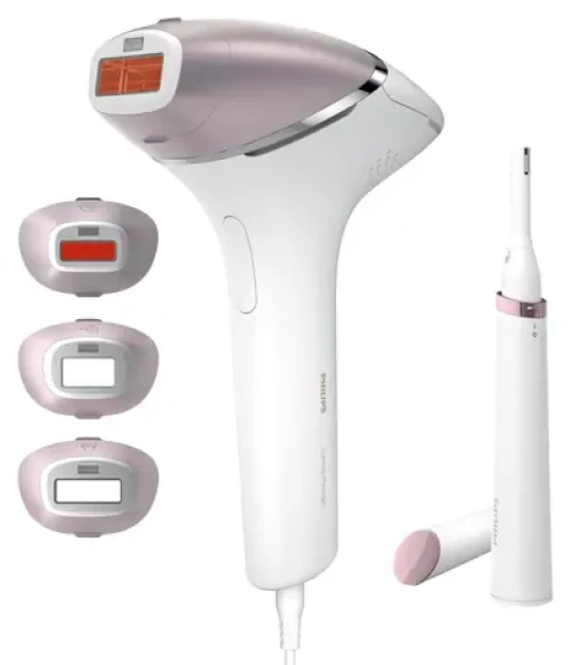 Philips Lumea Prestige IPL 8000 BRI949/00 biela / IPL epilátor / 5 režimov / 450 000 zábleskov / SenseIQ (BRI949/00)