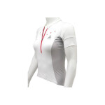 Dámske tričko S/S 1/2 Zip Gavia W s golierom 410891-10000 - ODLO XL