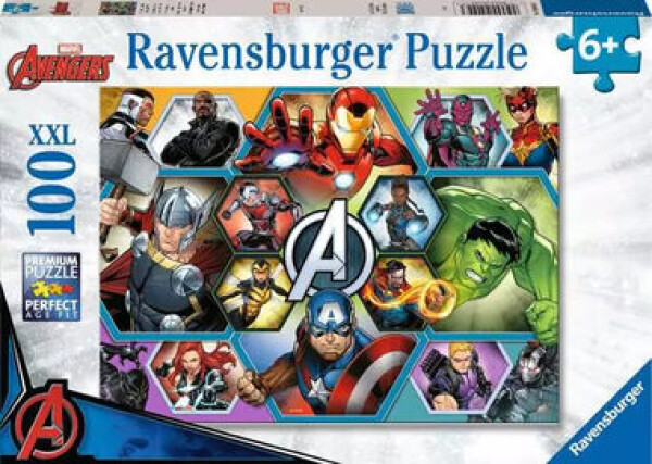 Ravensburger MARVEL Avengers: Superhrdinovia - 100 dielikov