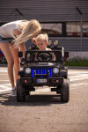 Mamido Elektrické autíčko Jeep Raptor 4x4 čierne s plameňmi