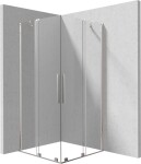 DEANTE - Sprchovací kút Prizma chróm, štvorcová, 90x90 cm KPN0P09P09