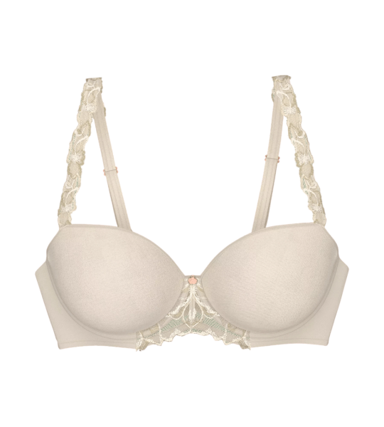 Dámska podprsenka Wild Azalea Florale WHP - BROWN - light beige 00RB - TRIUMPH BROWN 80B