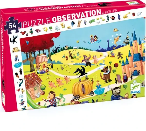 DJECO Puzzle Observation: Rozprávky