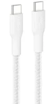 Belkin CAB025hq3MWH biela / Kábel USB-C - USB-C / 240W / 3M / opletený (CAB025HQ3MWH)